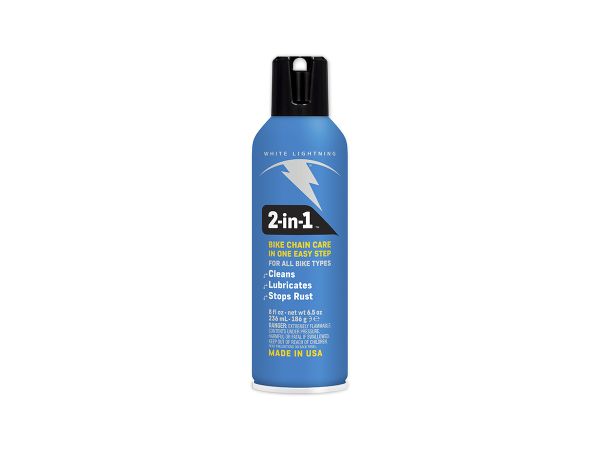 Lubricante y limpiador White Lightning 2 en 1  6.5oz-236ml Aerosol