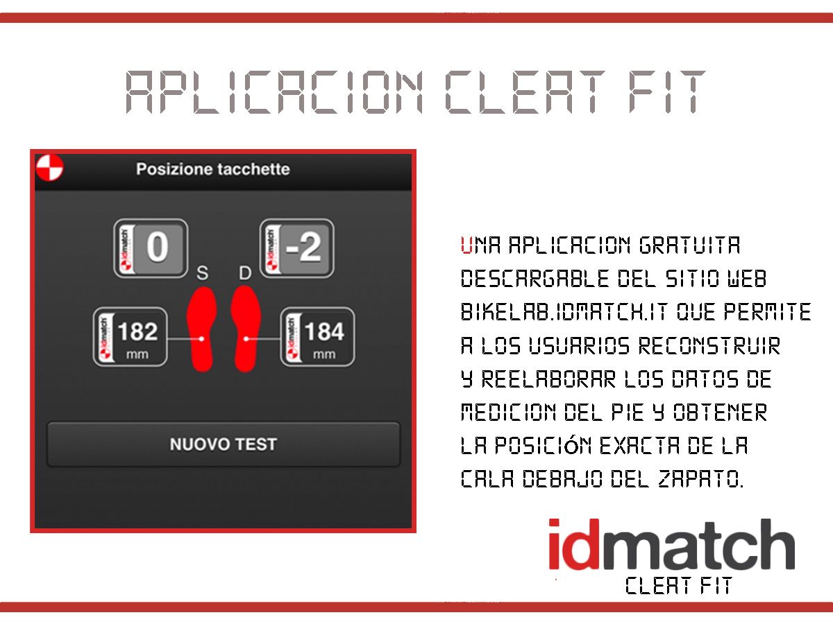 IDMATCH Foot Kit Premium - Medidor de Ajuste de Cala