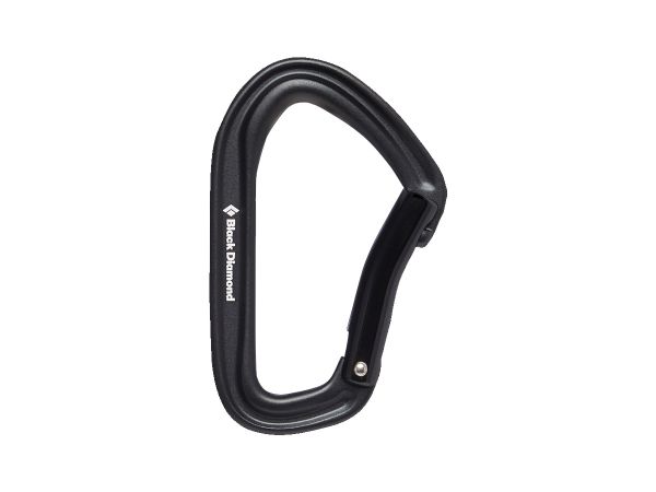 Mosqueton Black Diamond HotForge Bent Carabiner Black