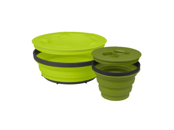 Plato y Vaso Colapsable Sea to Summit X-Seal & Go Set Small