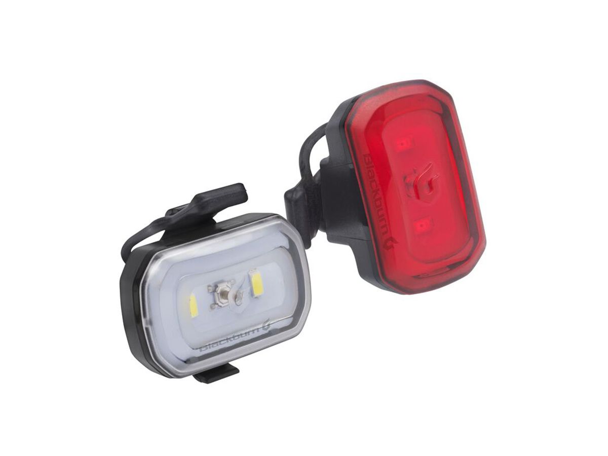Luz Delantera y Trasera Blackburn Click USB Pack Combinado x8