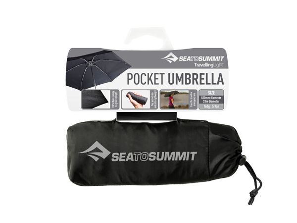 Paragua Sea To Summit Mini Pocket Umbrella Black