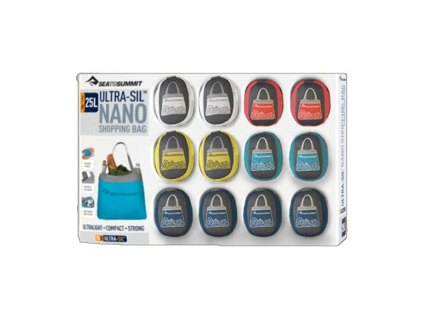 Display 12 unidades Bolsa Sea To Summit Ultra Sil Nano Shopping Bag