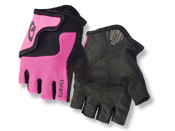 Guantes Ciclismo Niño Giro Bravo Jr Negro Rosado XS