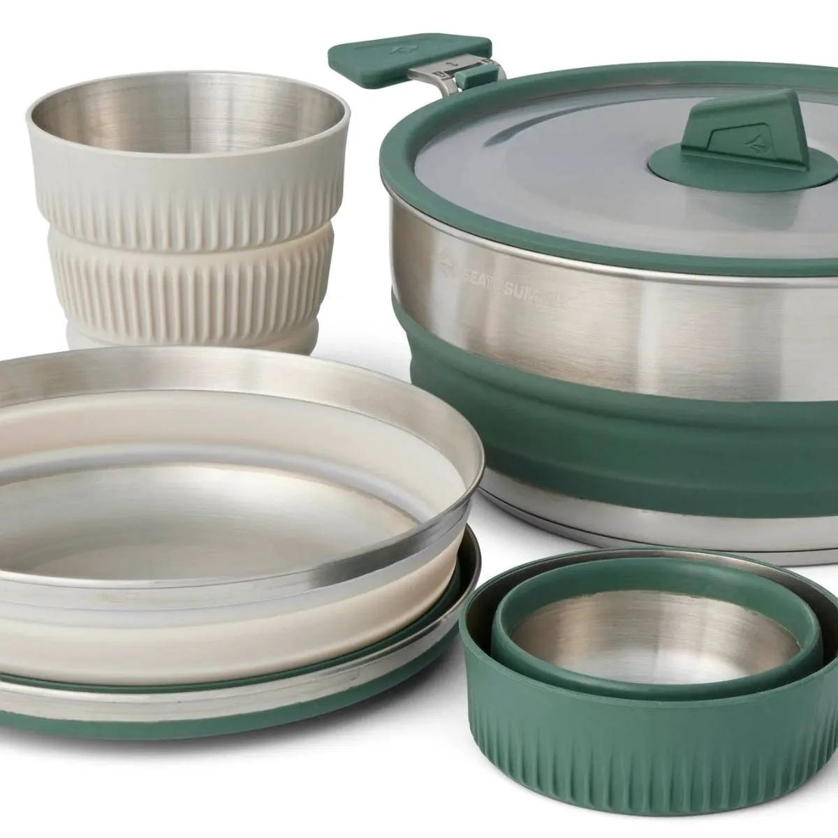 Set de Cocina Sea to Summit de acero inoxidable Detour 5 Piezas
