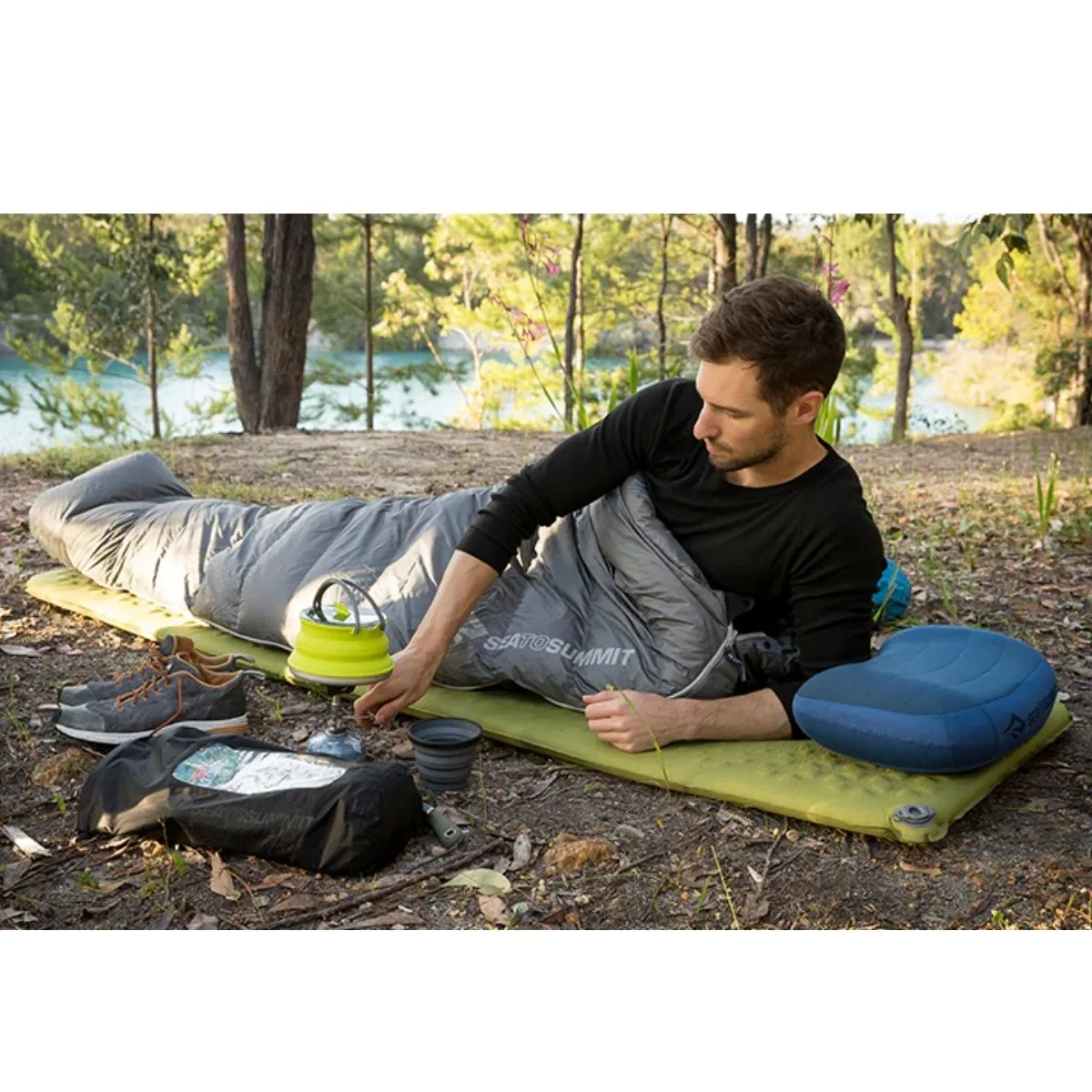 Aislante Autoinflable Sea To Summit Camp Mat SI Olive
