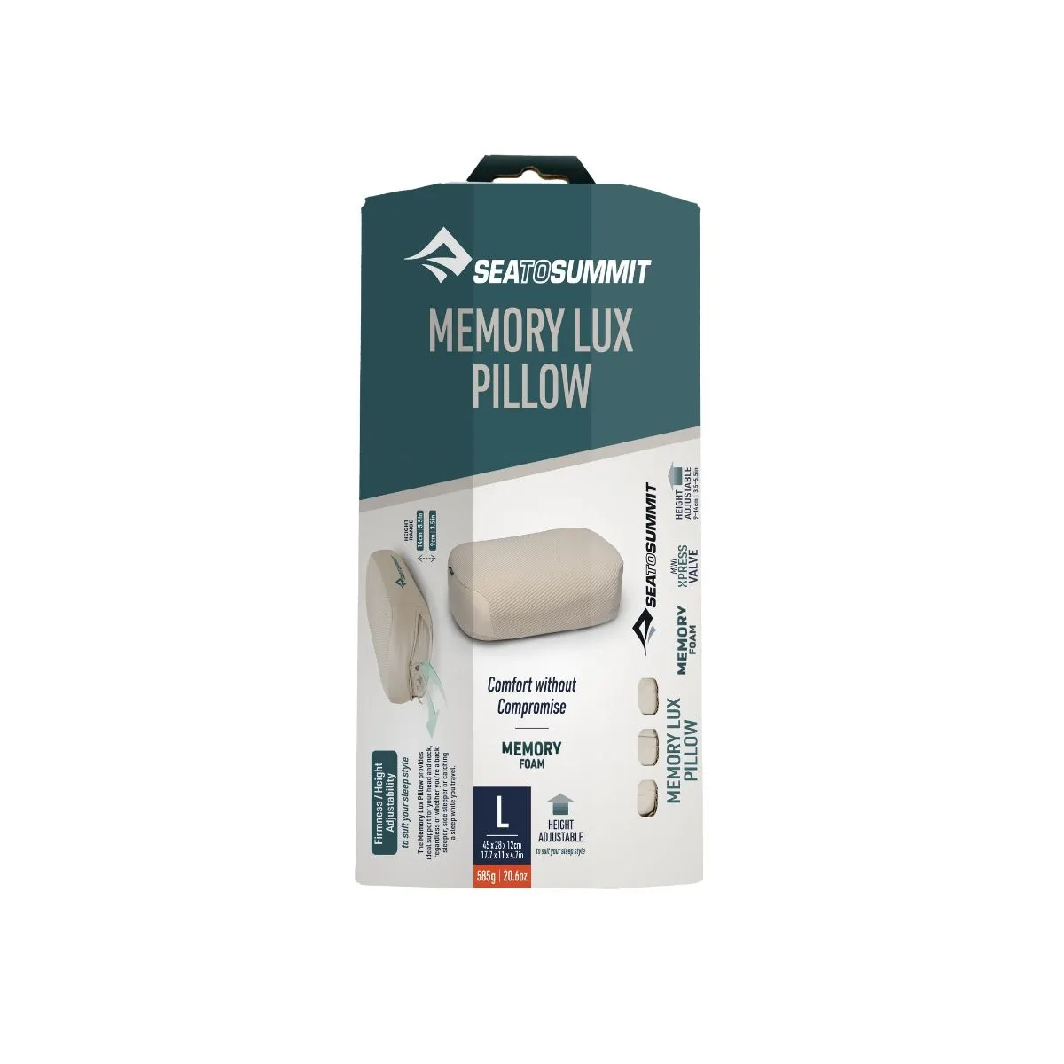 Almohada Sea to Summit Memory Lux Pillow large