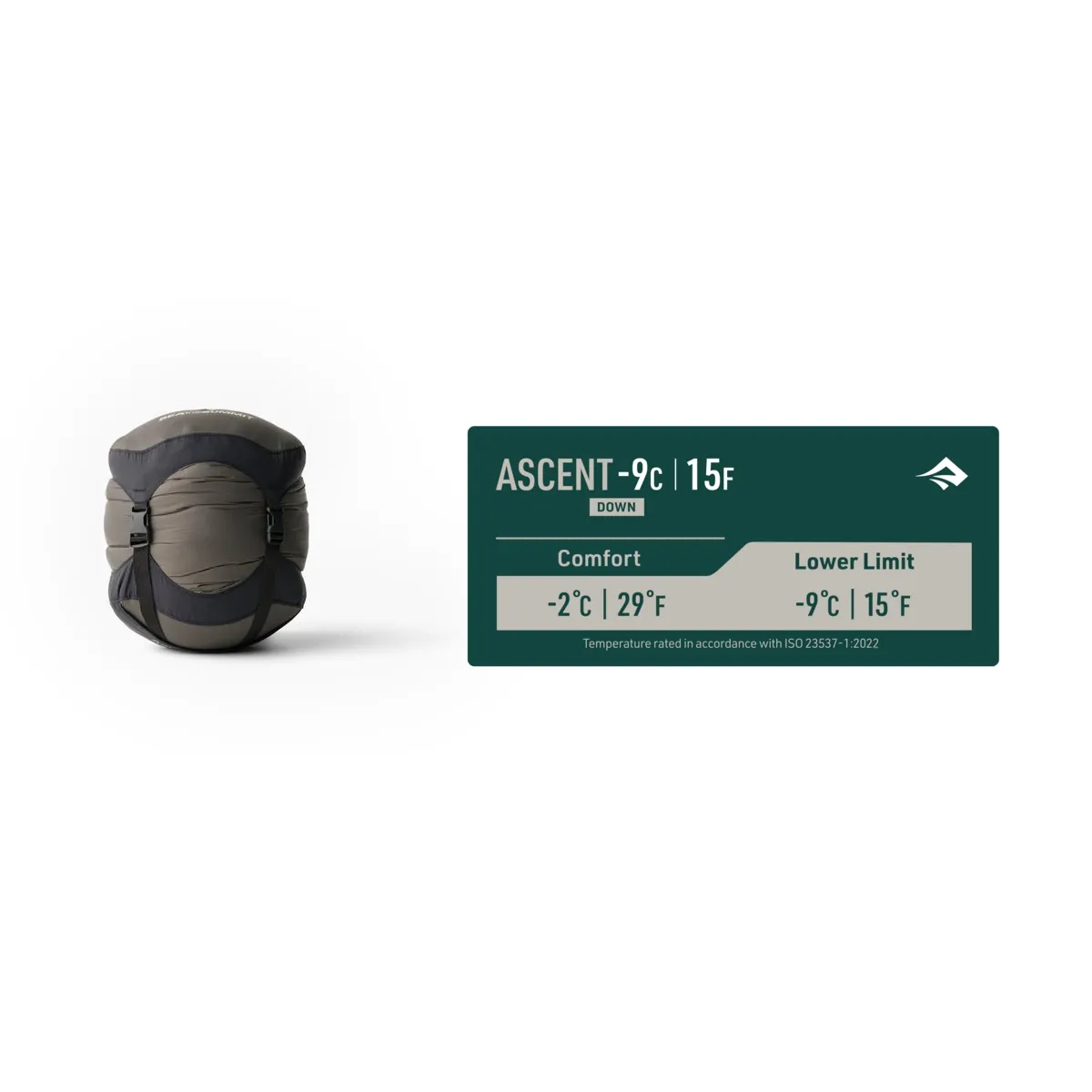 Bolsa de Dormir Sea To Summit Ascent -9C Regular Confort -2°C