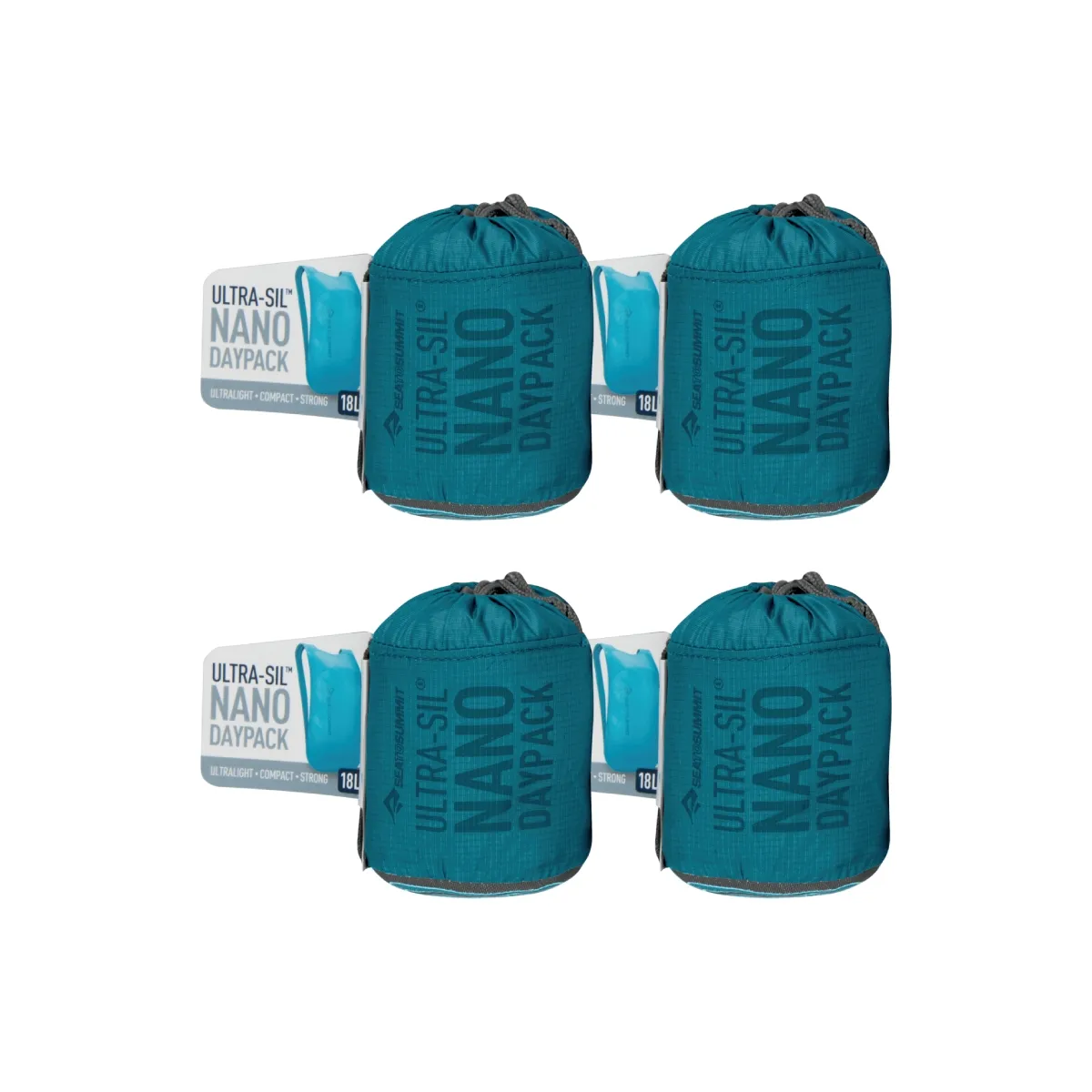 Pack de 4 Mochilas Sea To Summit Ultra-Sil Nano DayPack 18L