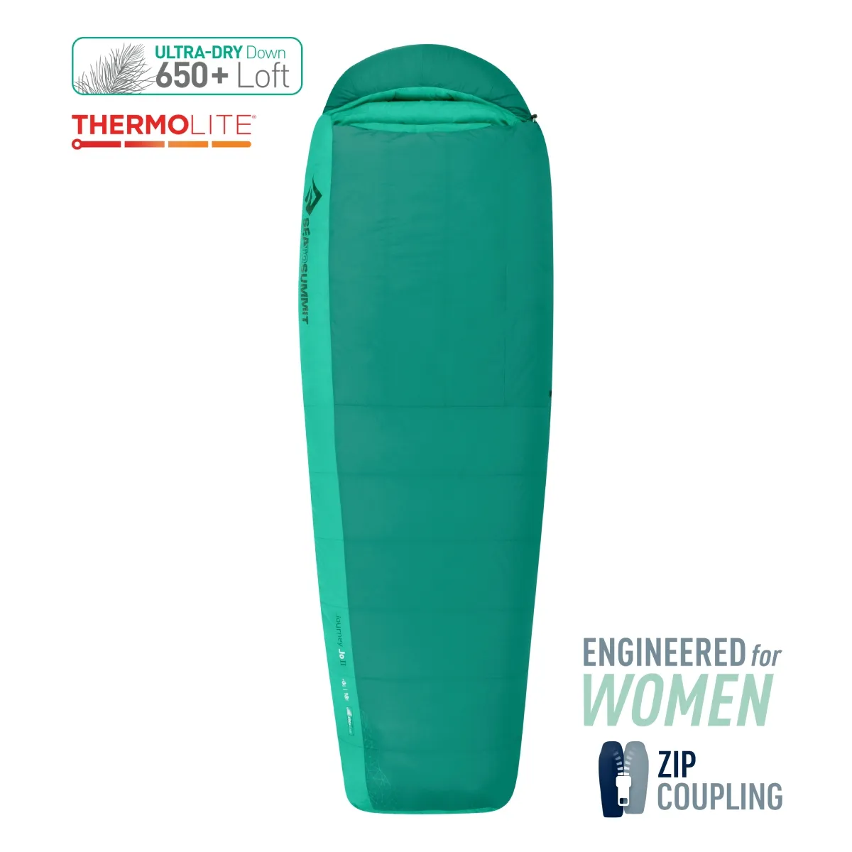 Bolsa de dormir Sea To Summit Journey Joll -15C Womens Regular Confort -8°C