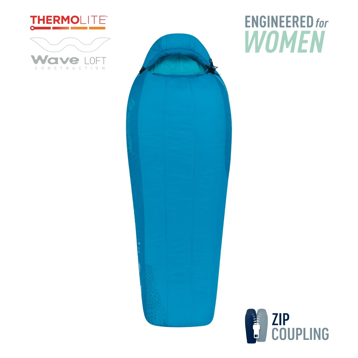 Bolsa de Dormir Sea To Summit Venture Vtl -5C Womens Regular Confort 0°C