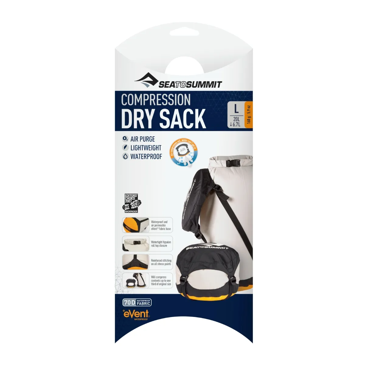 Bolsa de Compresion Sea To Summit eVent Impermeable 20 L