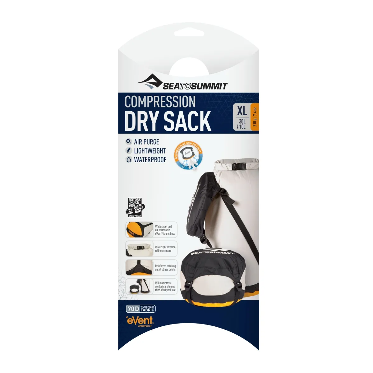 Bolsa de Compresion Sea To Summit eVent  Impermeable 30 L