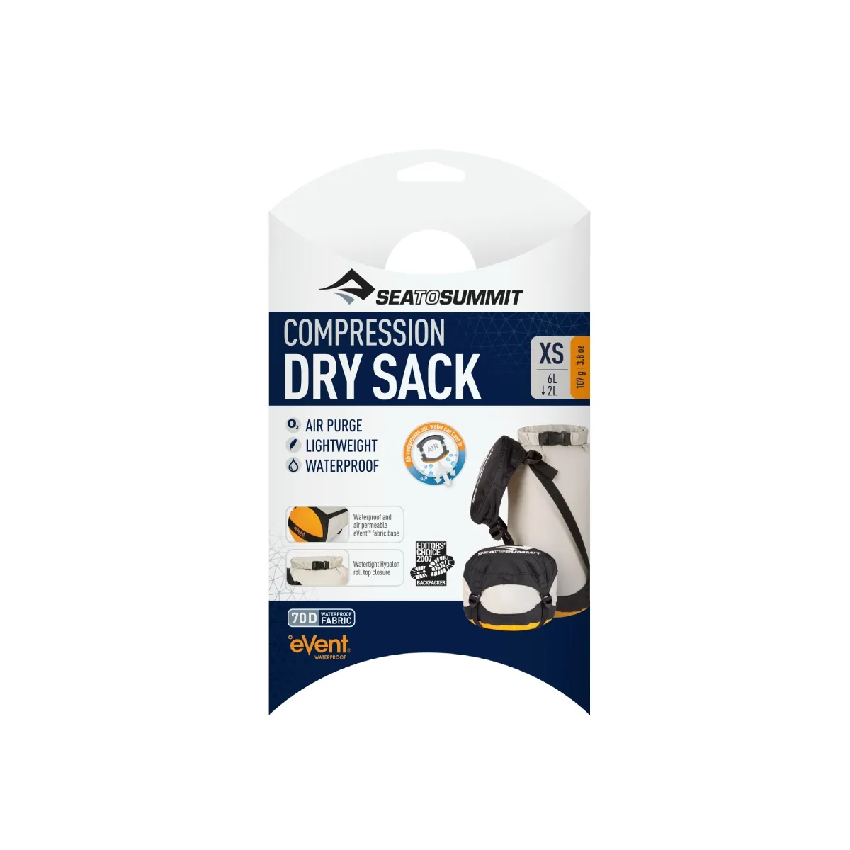 Bolsa de Compresion Sea To Summit eVent Impermeable 6 L