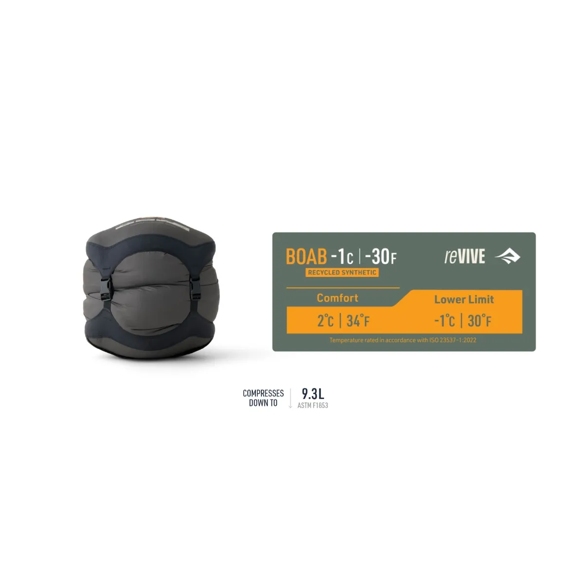 Bolsa de dormir Sea To Summit Boab -1C Short Confort 2°C