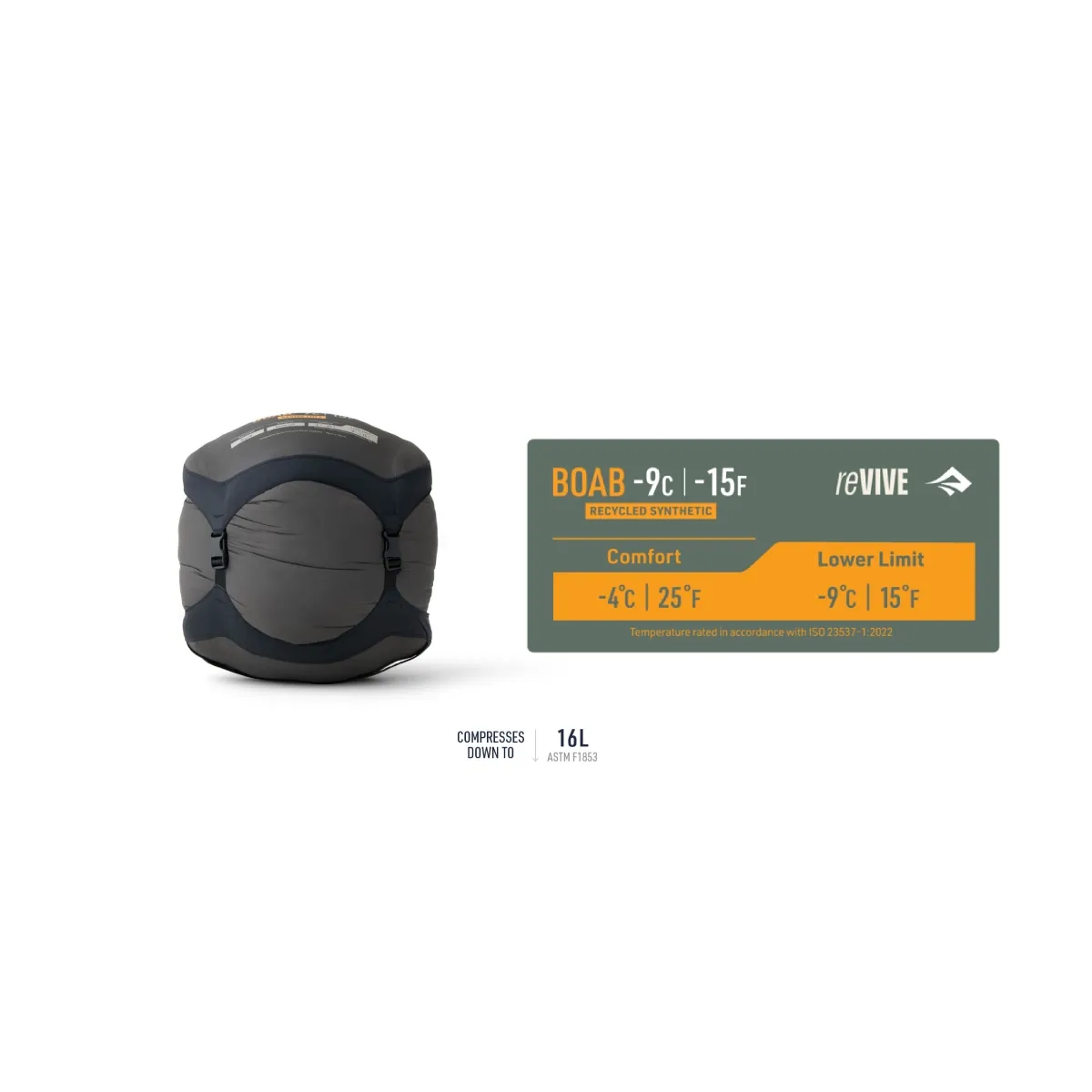 Bolsa de dormir Sea To Summit Boab -9C Regular Confort -4°C