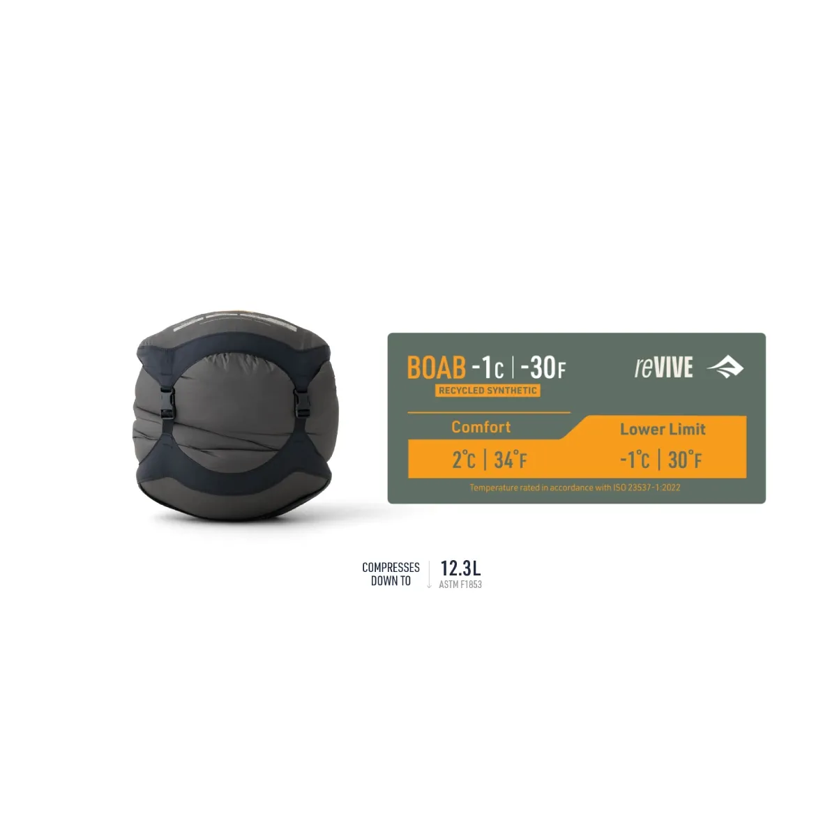 Bolsa de dormir Sea To Summit Boab -1C  Regular Confort 2°C