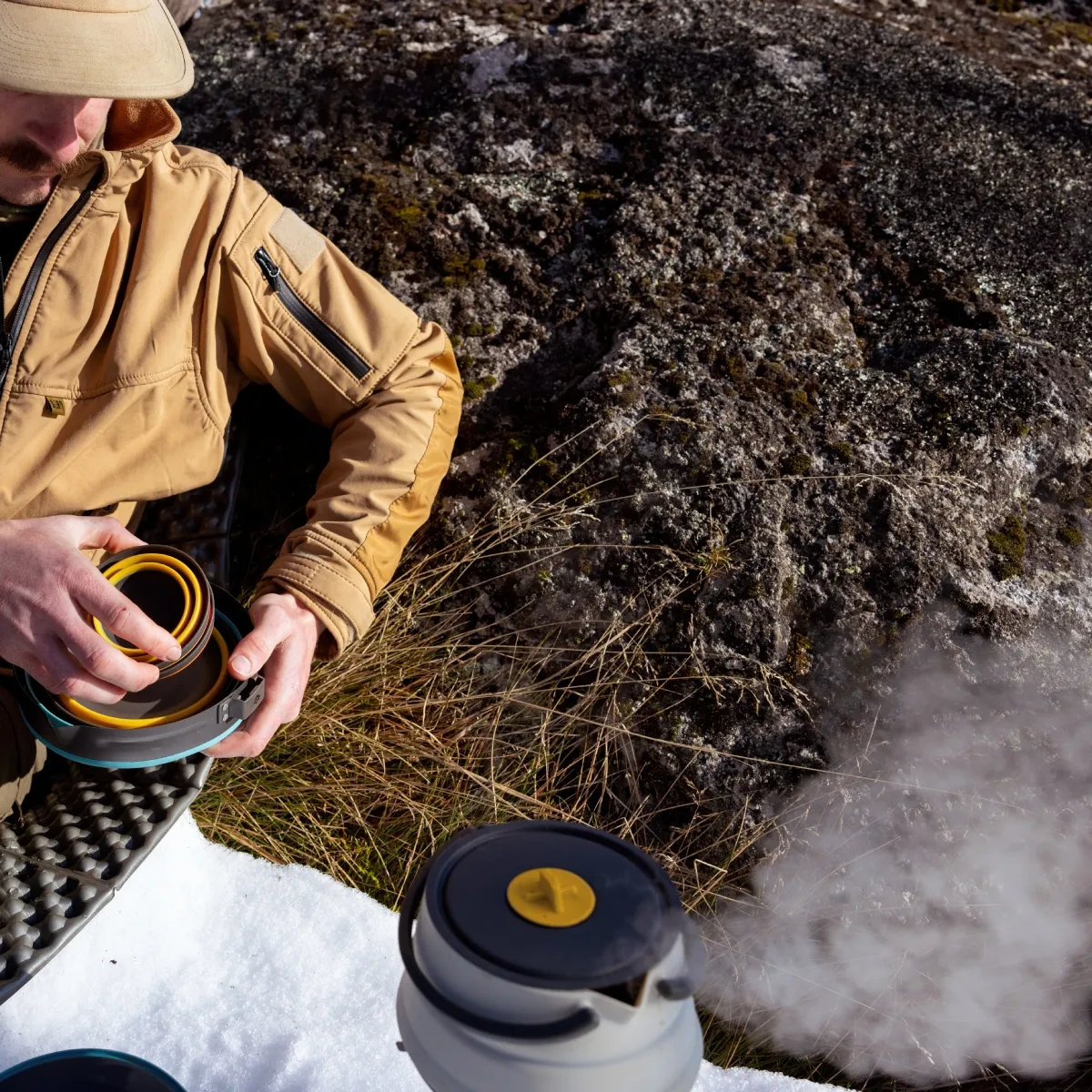 Set Camping Sea To Summit  Frontier Plegable Ultraliviano 3 Piezas