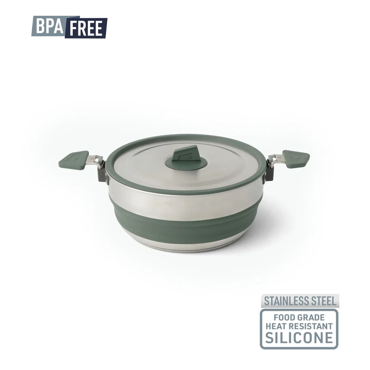 Marmita Sea to Summit Detour Plegable Acero Inox 3L