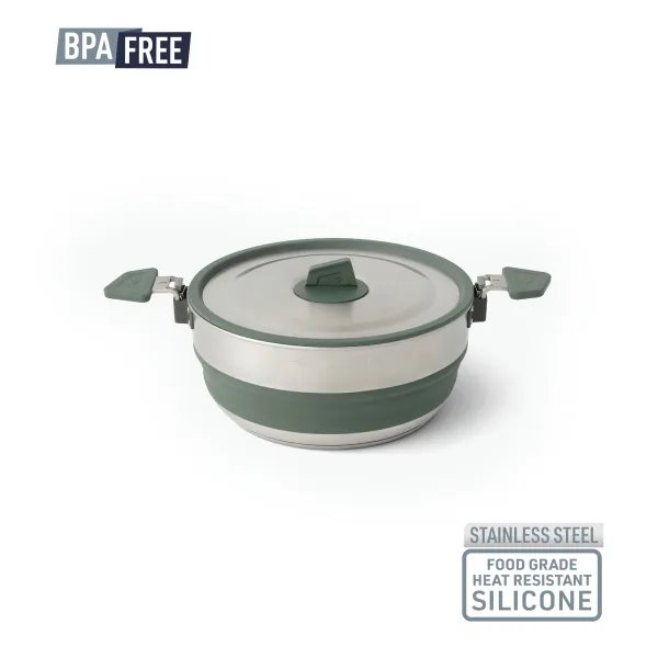 Marmita Sea to Summit Detour Plegable Acero Inox 3L