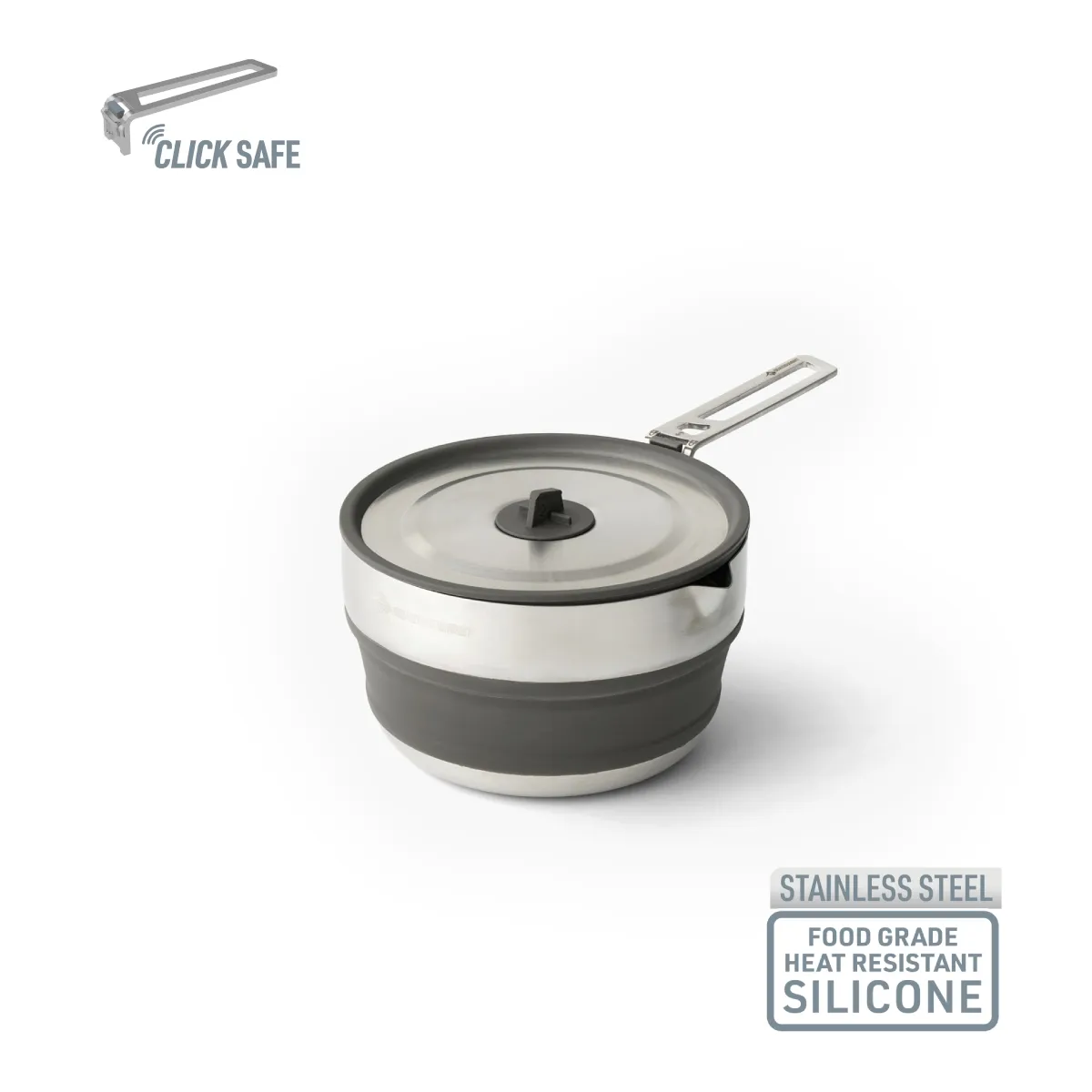 Marmita Sea to Summit Detour Plegable Acero Inox 1.8 L