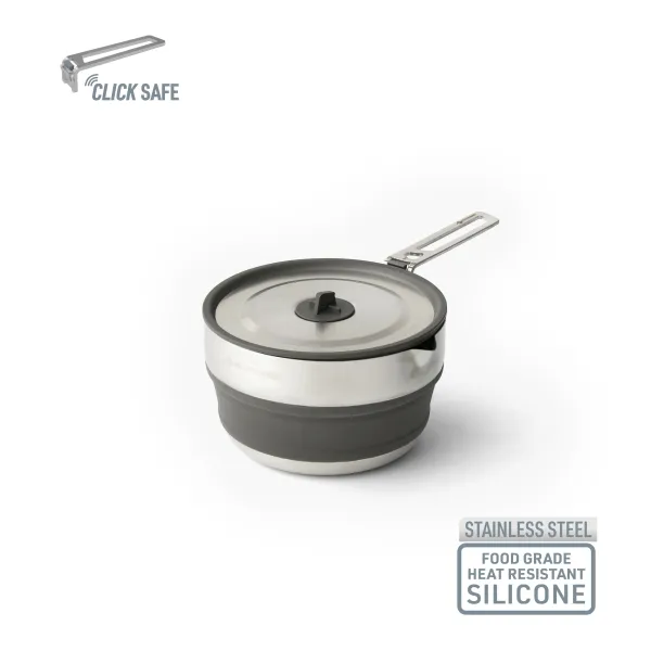 Marmita Sea to Summit Detour Plegable Acero Inox 1.8 L