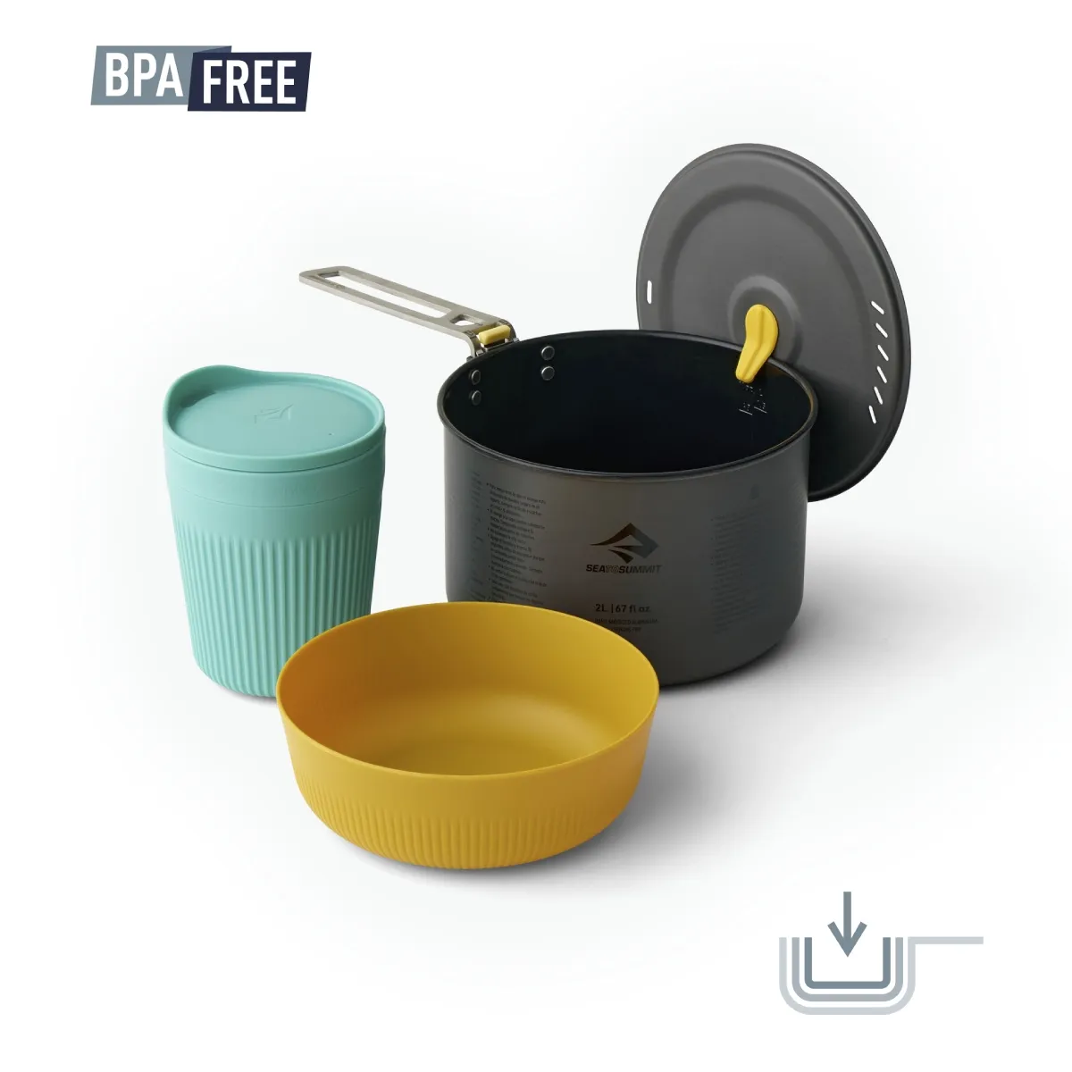 Set Camping Sea To Summit Frontier Mediano 3 Piezas