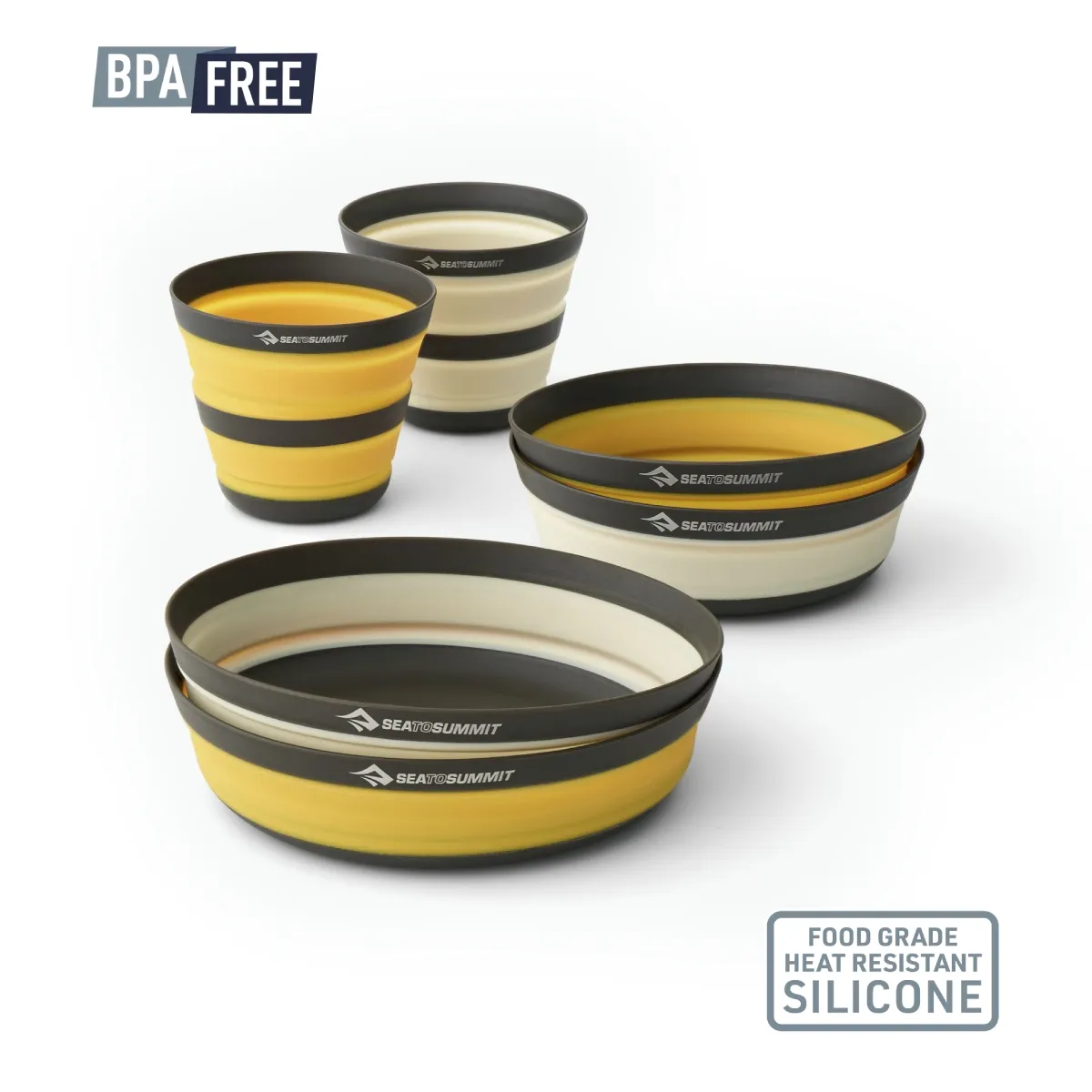 Set Vajilla Sea To Summit Frontier Plegable 6 Piezas