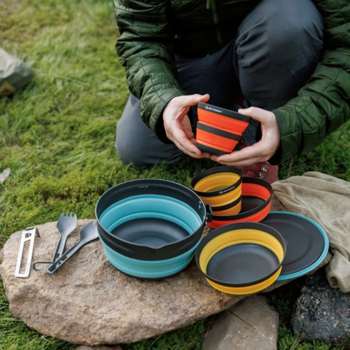 Set Cubiertos Sea to Summit Frontier Ultraligero 2 Piezas