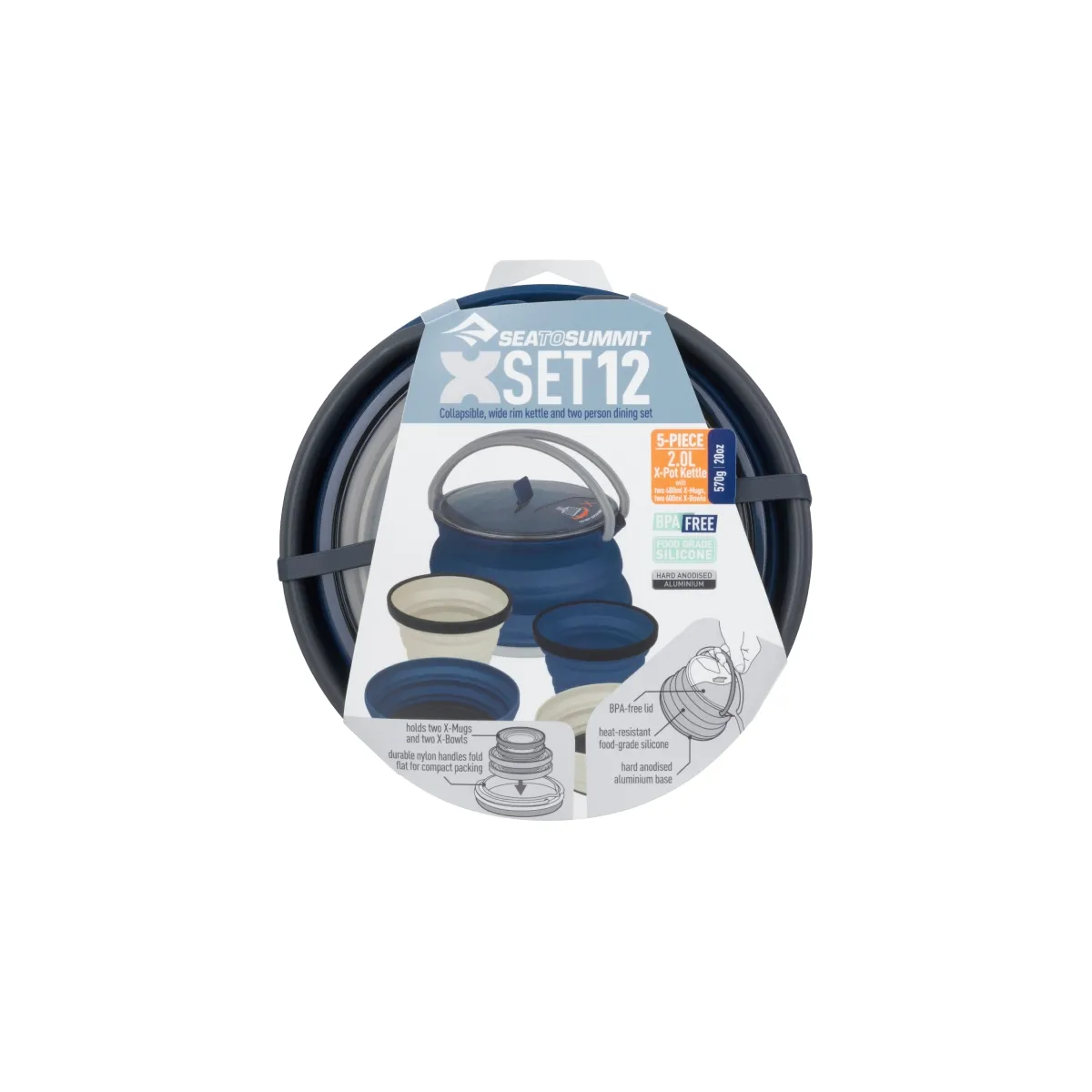 Set Camping Sea To Summit X Set 12 Plegable 5 Piezas