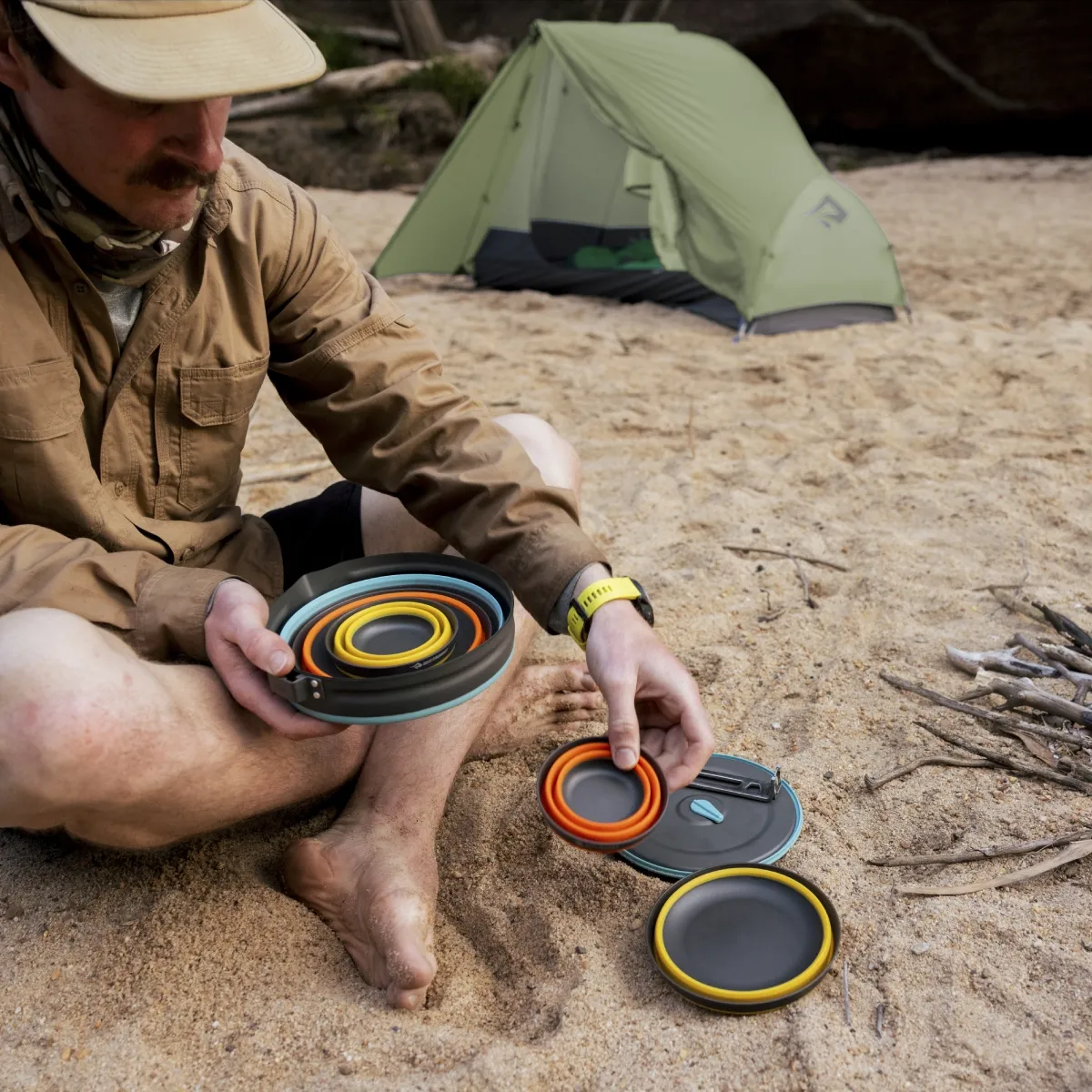 Set Camping Sea To Summit Frontier Plegable Ultraliviano  5 Piezas