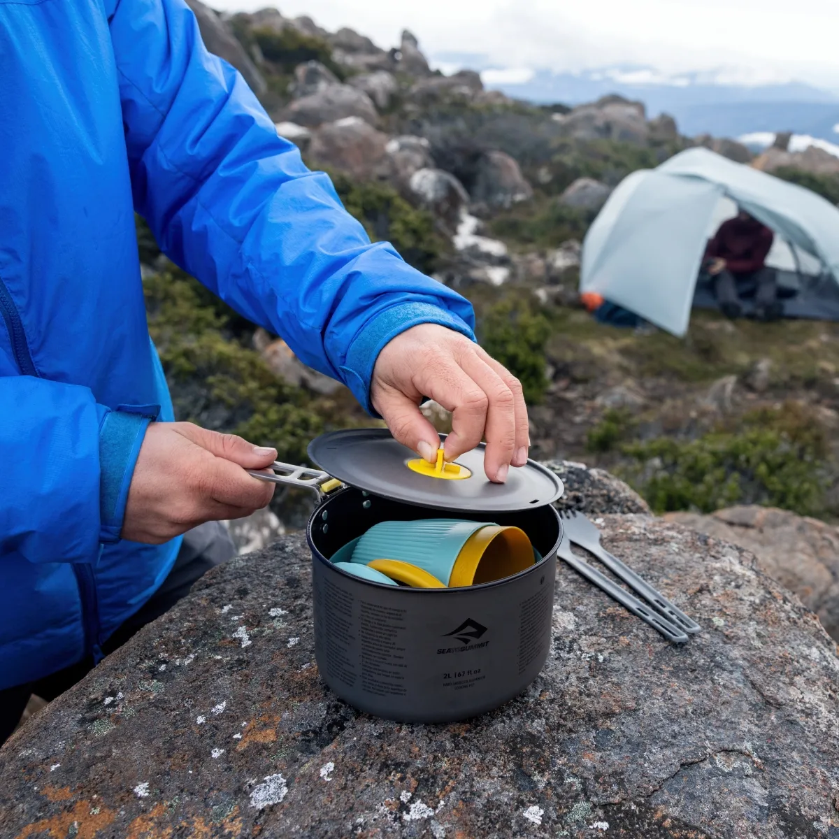 Set Camping Sea To Summit Frontier Mediano 3 Piezas