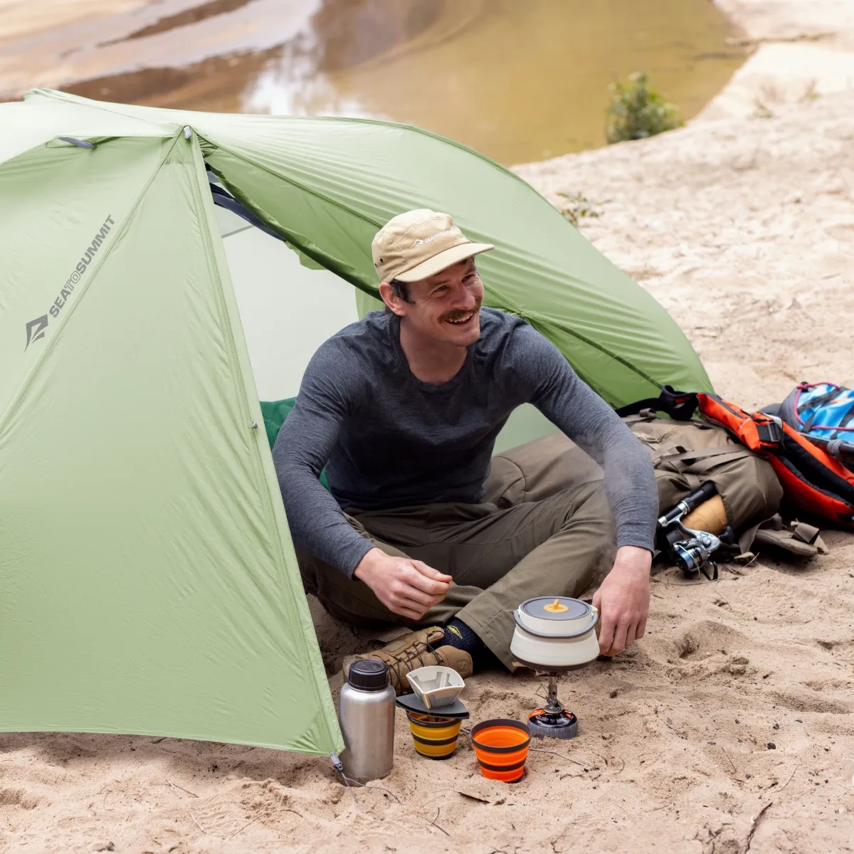 Set Camping Sea To Summit Frontier Plegable Ultraliviano 3 Piezas