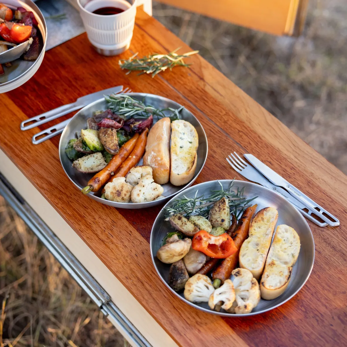 Set Cubiertos Sea to Summit Detour Acero Inox 3 Piezas