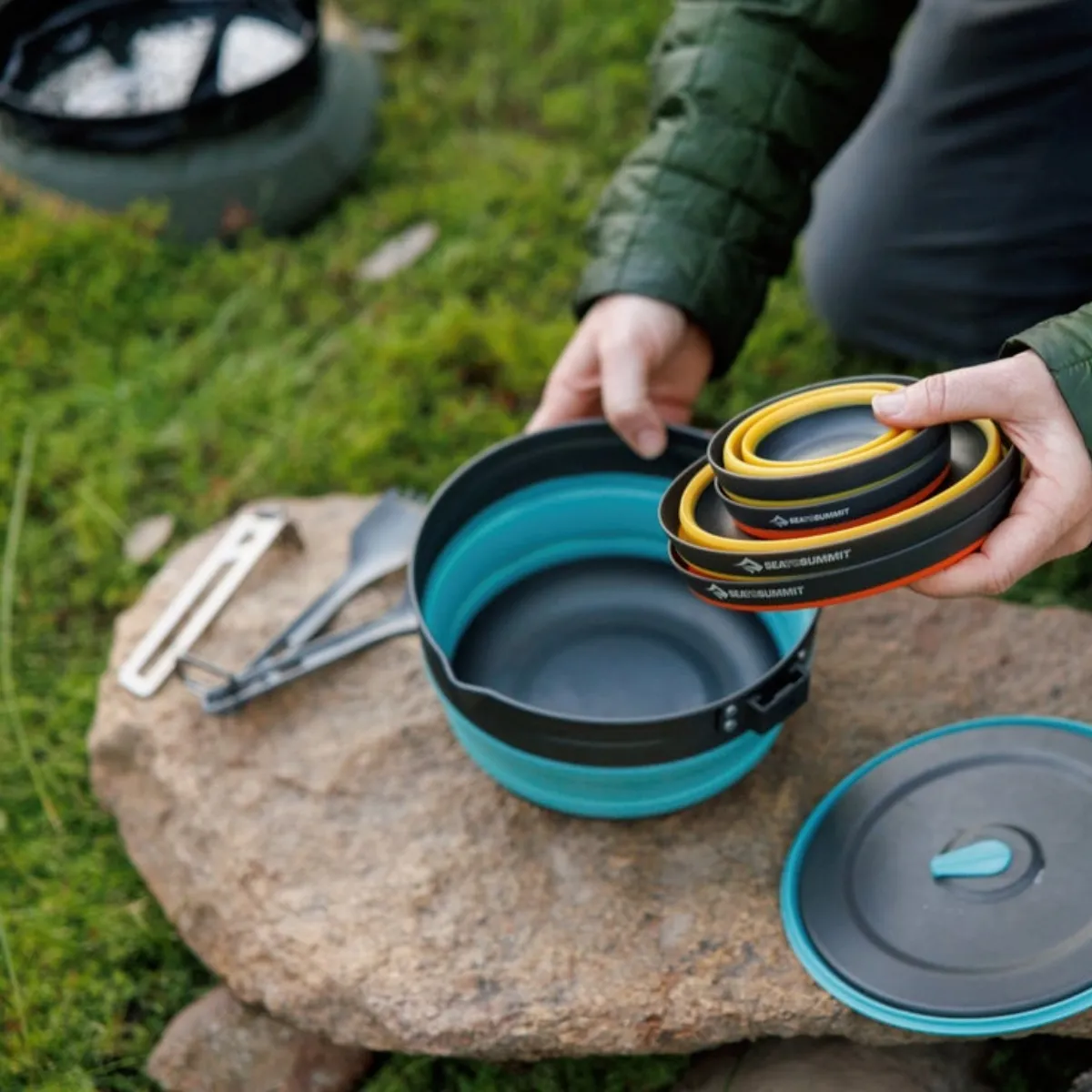 Set Cubiertos Sea to Summit Frontier Ultraligero 2 Piezas