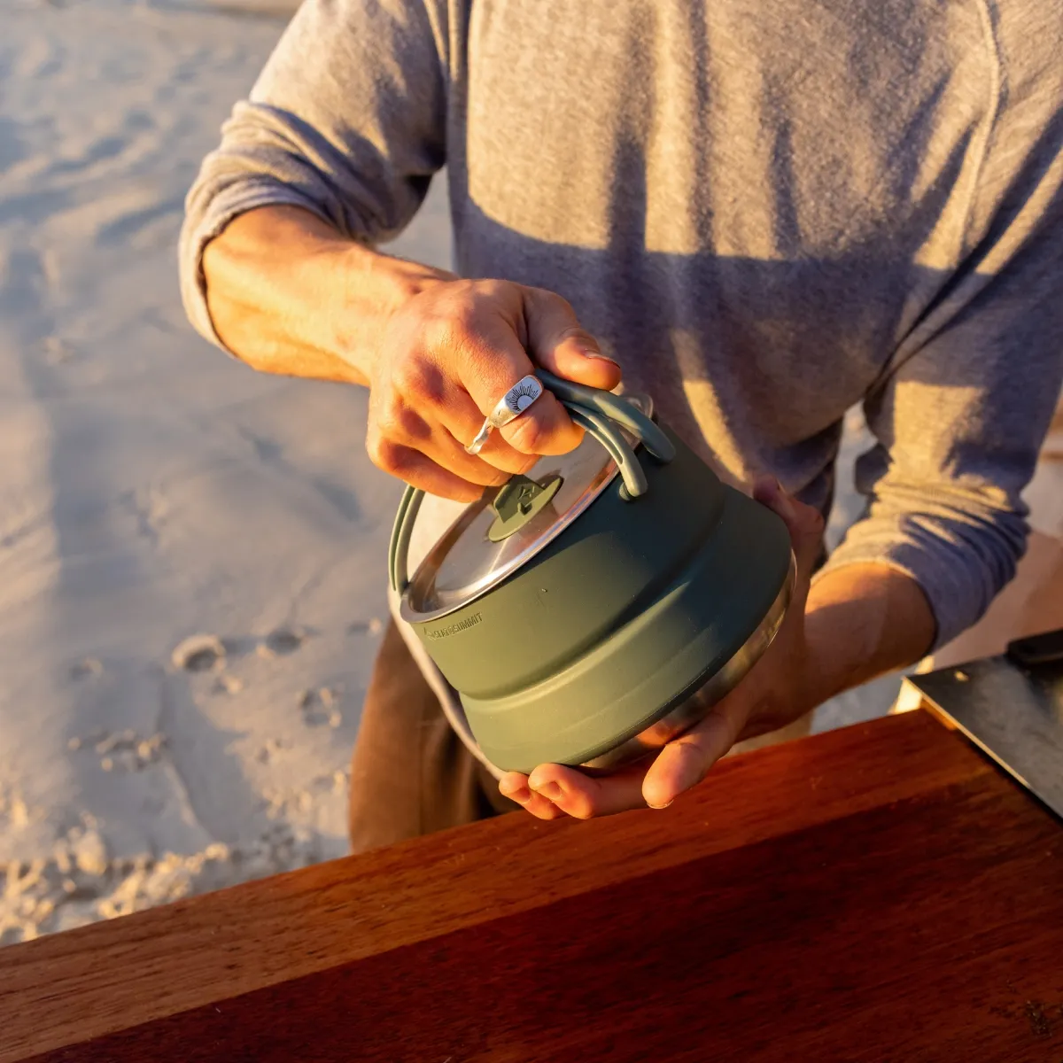 Pava Sea to Summit Detour Plegable Acero Inox 1.6L