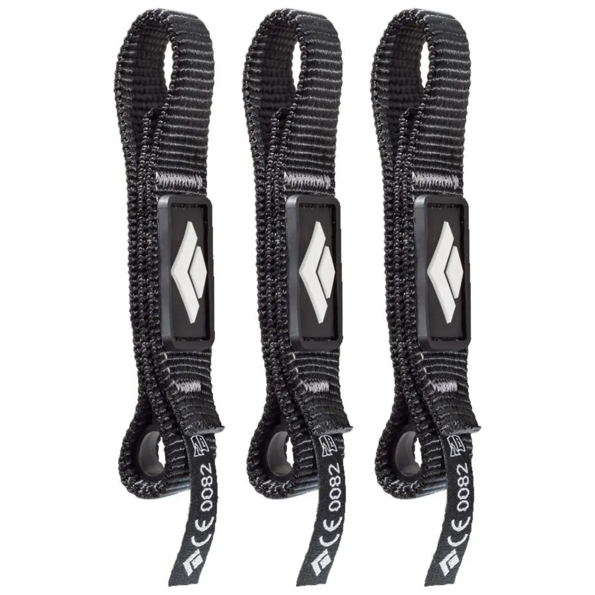 Pack Cintas Black Diamond Dogbone Polyester 12cm 3 Unid.