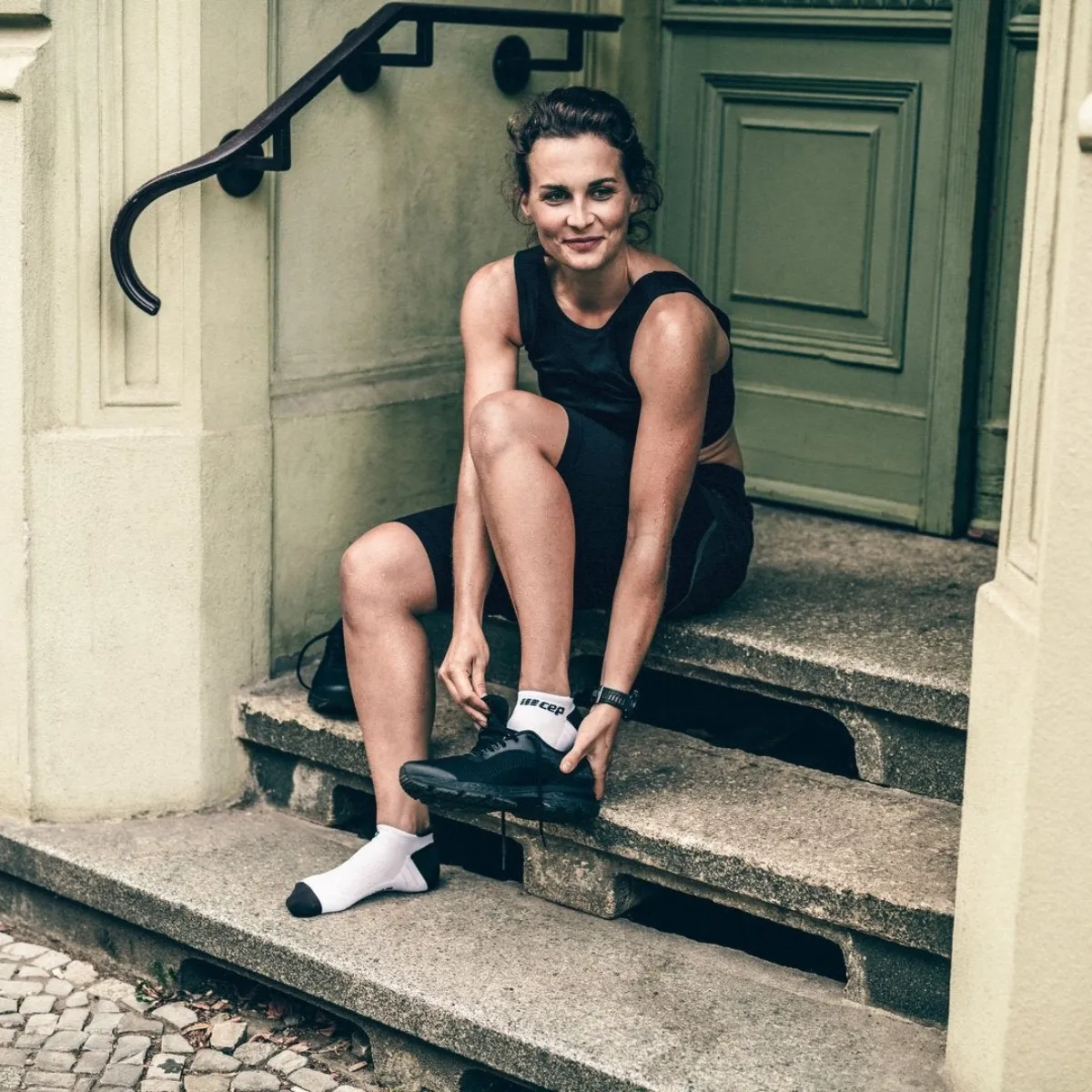 Medias de Compresión CEP Dynamic No Show Invisibles Mens