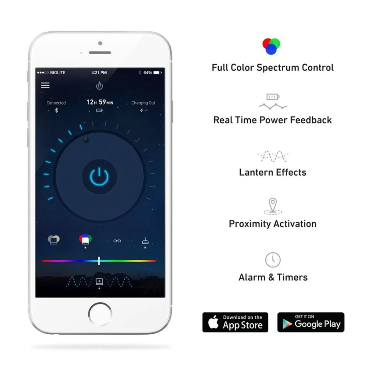 Lampara y Cargador Portátil BioLite Base Lantern 500 Lumenes