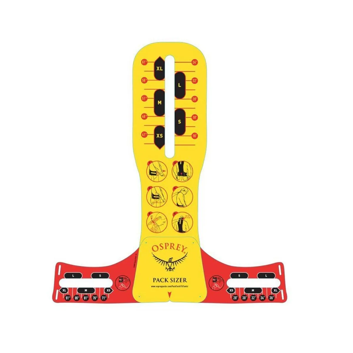 Talla y Ajuste Osprey Pack Sizer-Adult