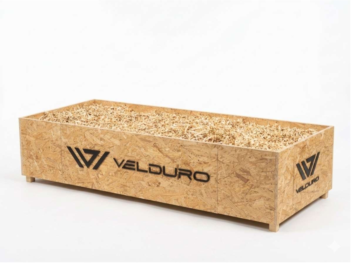EVENTOS - CAJON PARA EXHIBICION DE BICICLETA VELDURO 200 X 60 CM 2026