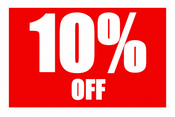 Eventos – Cartel imantado promo 10% off 2026