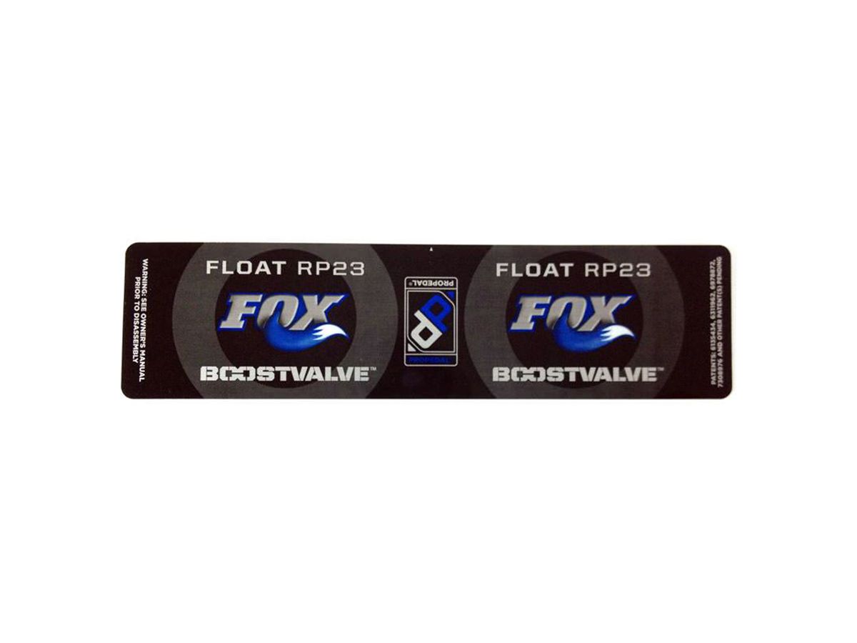 Calcomanía Fox RP23 Boost Valve