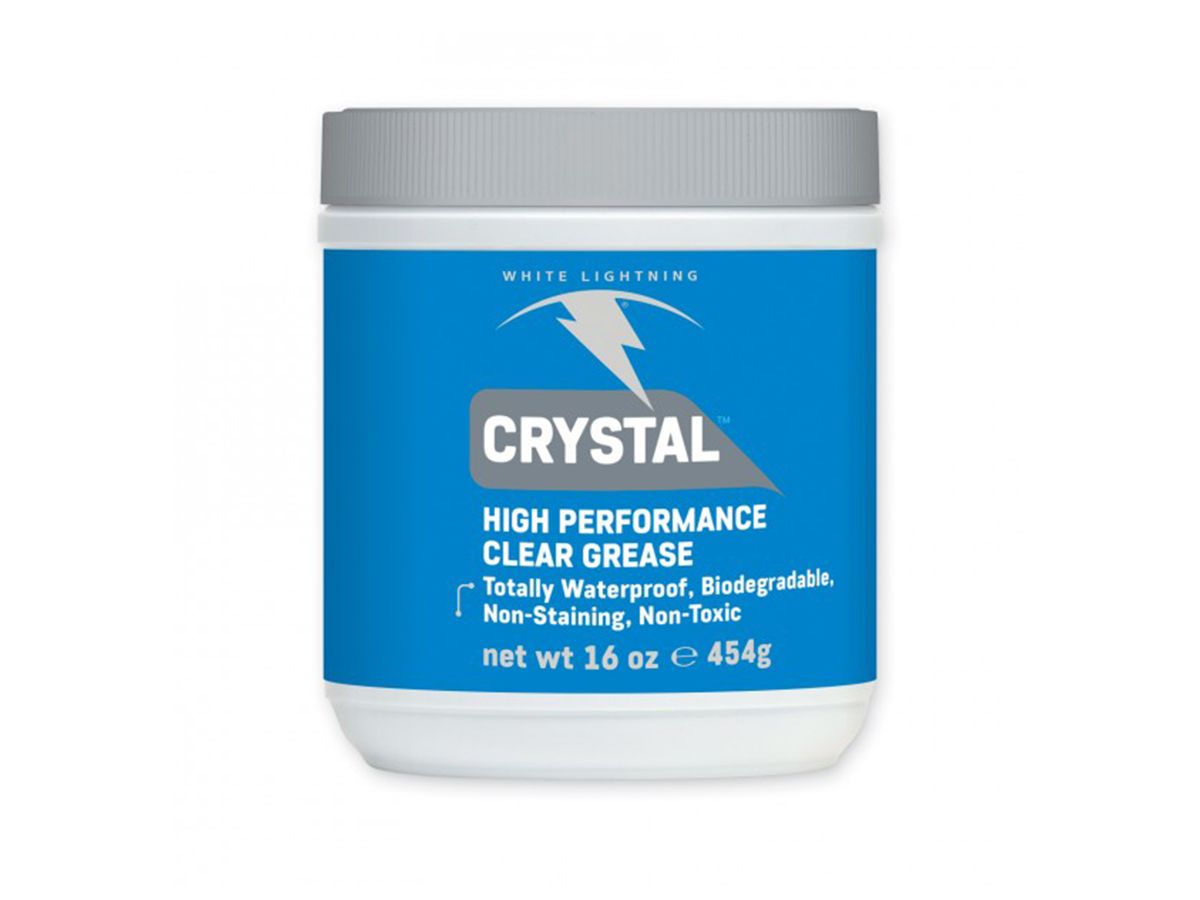 Grasa White Lightning Crystal Clear 16oz - 454 g