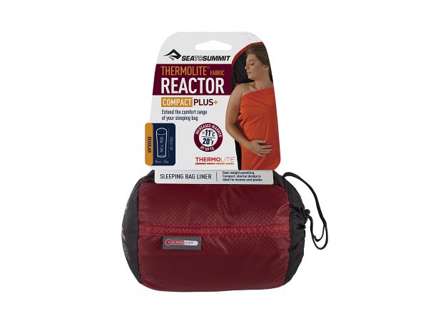 Liners Sea to Summit Reactor Thermolite Compact Plus Red-Black