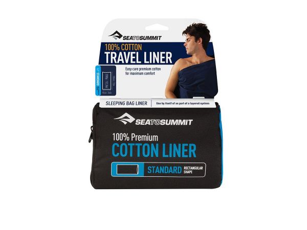 Liners Sea To Summit Travel Liner Premium Cotton Forma Mummy