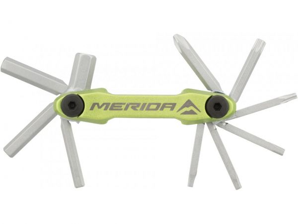 Multiherramienta Merida  10 En 1 Verde