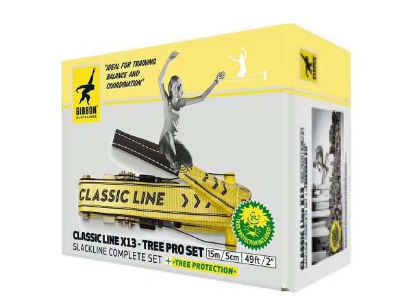 Slackline Gibbon Classic Line X13 XL Tree Pro Set